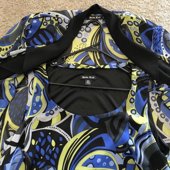 Beautiful Chiffon plus seize two pieces long sleev - Picture 6 of 8