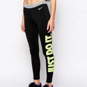 Nike Dri-Fit Just Do It Leggings, M