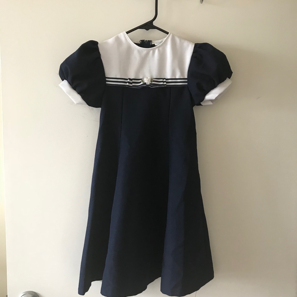 Girl's Navy Blue Dress