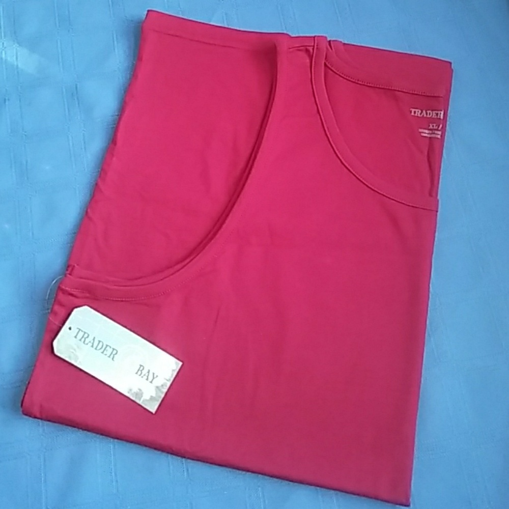 New! Men's XL red tank top
