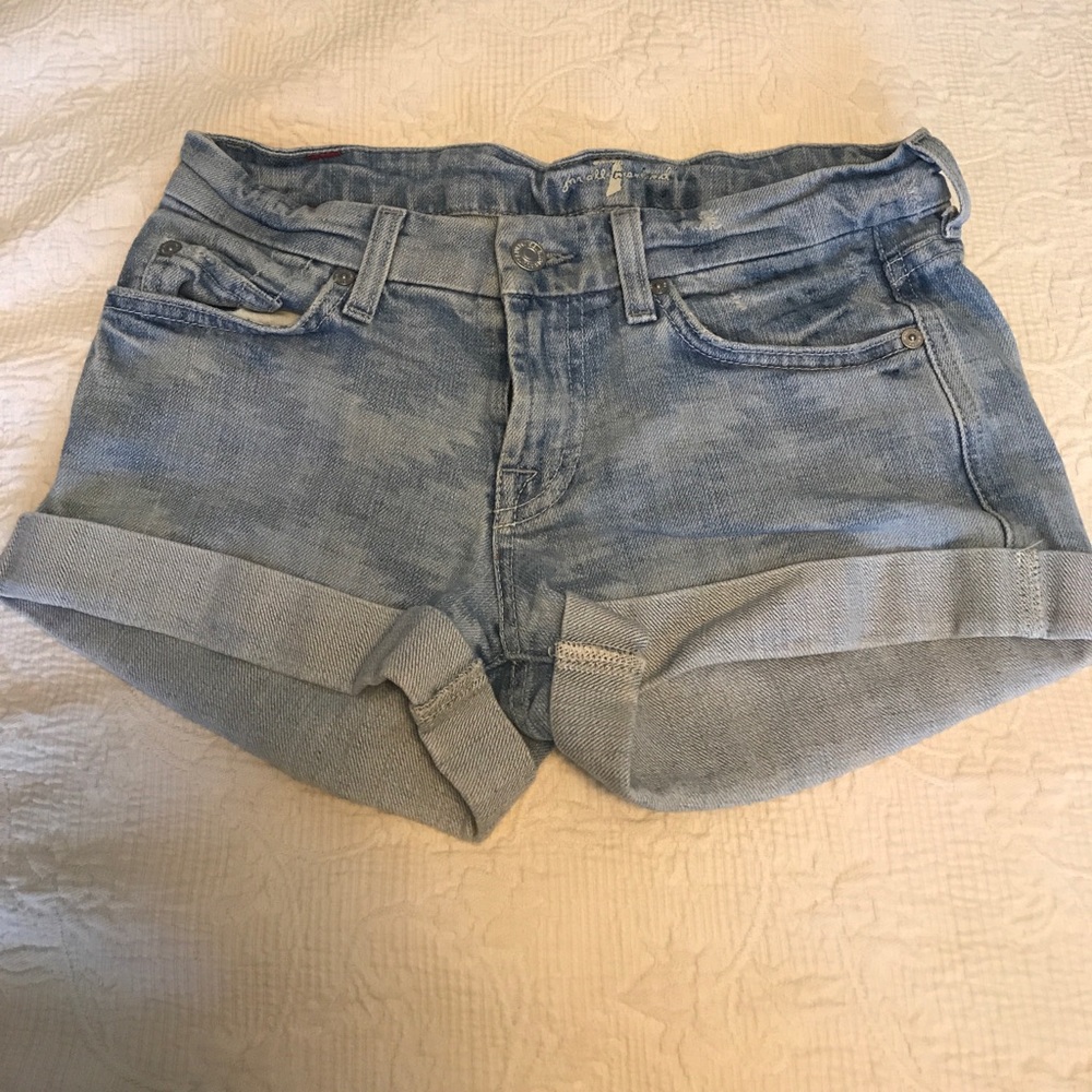 7 for all mankind shorts