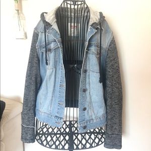Hooded Jean Jacket