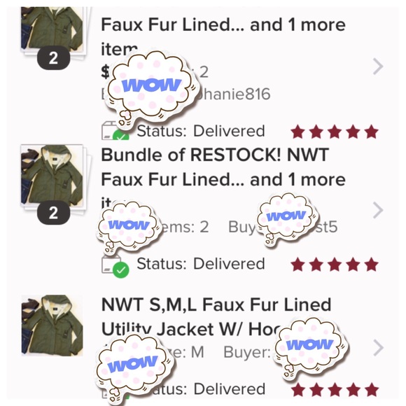 NWT Small Faux Fur Lined Utility Jacket - Picture 7 of 7