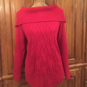 Style & Co Sweaters - Style & Co Woman Cowl Neckline Red Sweater Style & Co Sweaters - Style & Co Woman Cowl Neckline Red Sweater