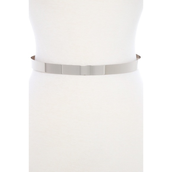 🆕 RHODIUM Skinny Full Metal Waist Belt - Picture 2 of 3