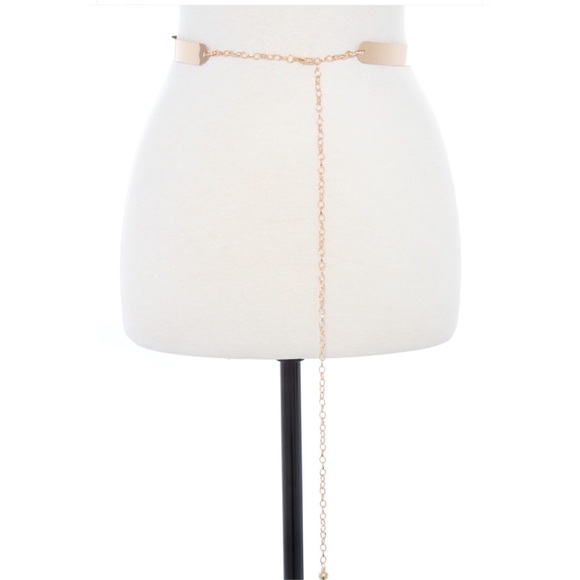 🆕 RHODIUM Skinny Full Metal Waist Belt - Picture 3 of 3