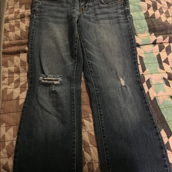 American Eagle Slim Boot distressed Jeans - Picture 2 of 4