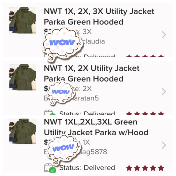 NWT 1X LAST ONE NWT Green Utility Jacket Plus Size - Picture 7 of 7