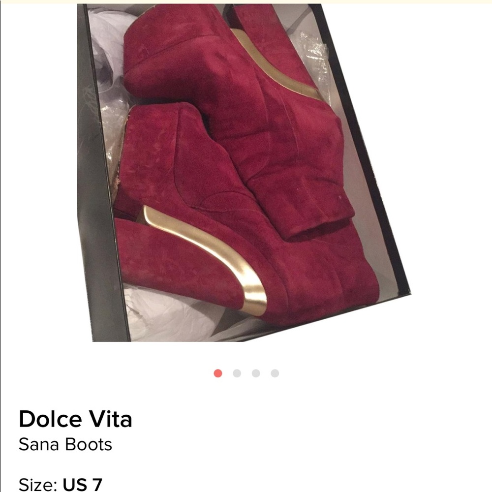 Dolce Vita sana boots burgundy