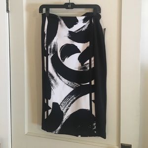 High waist pencil skirt