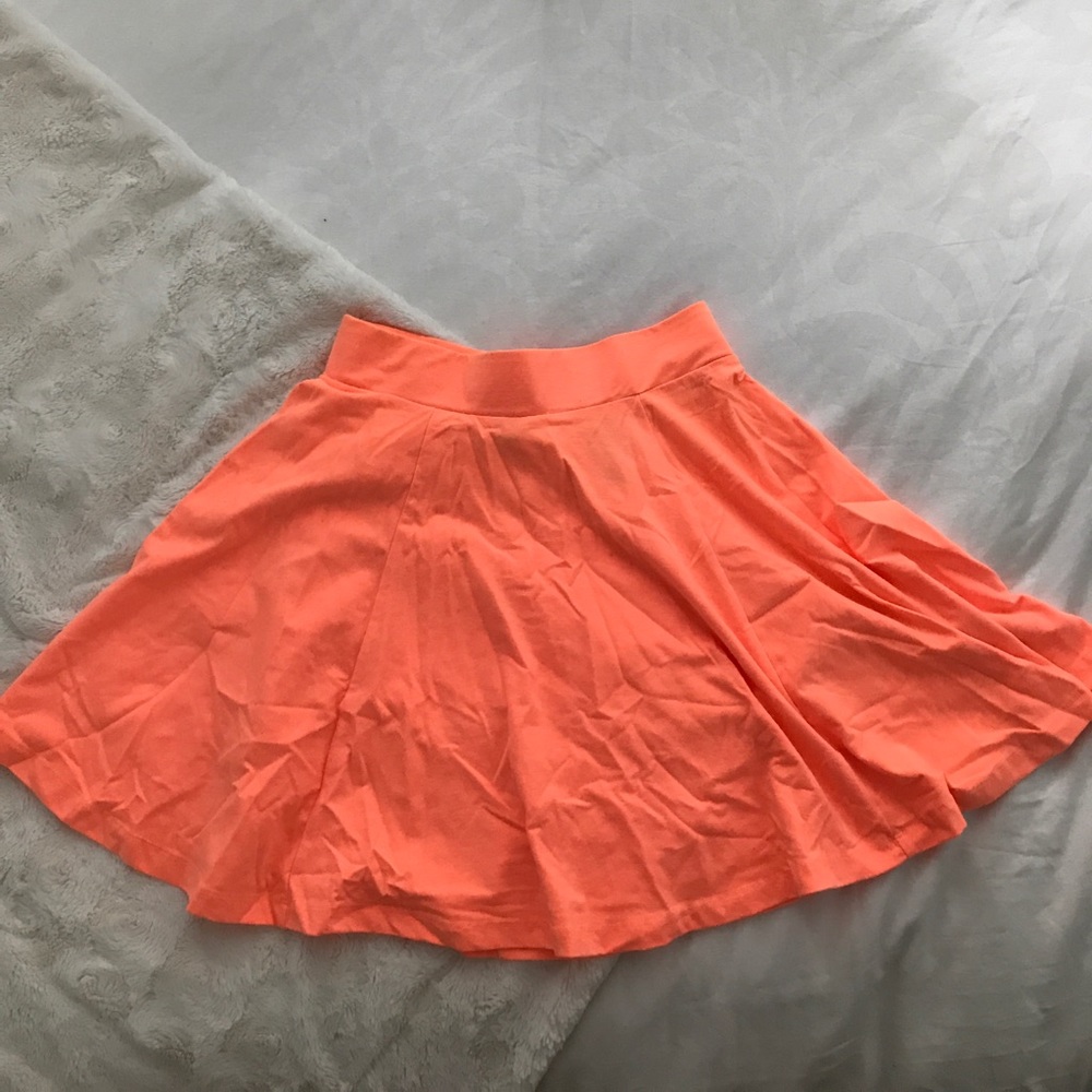 Neon Orange H&M skirt