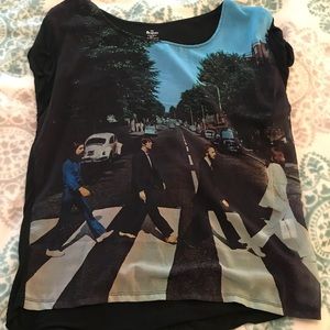 Beatles sheer tee