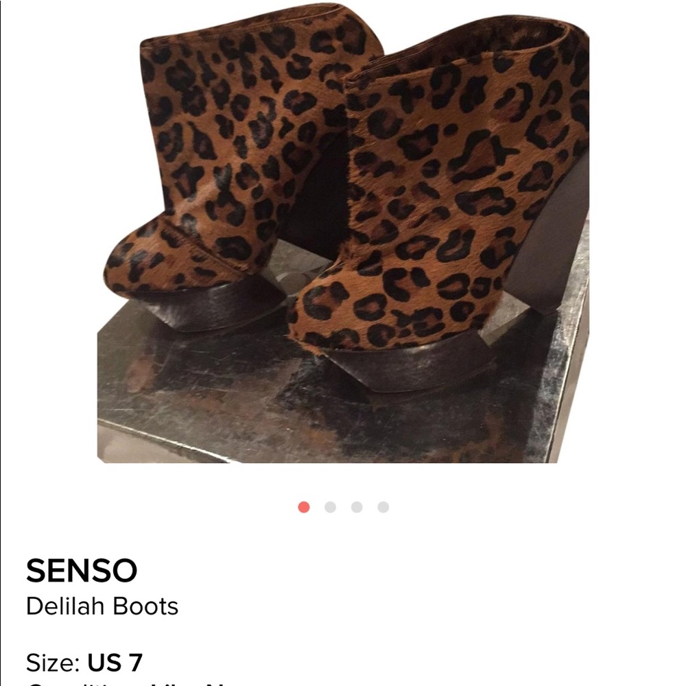 Senso Delilah boots leopard