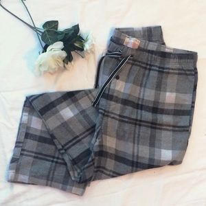MOVING SALE Merona gray plaid pajama pants size L