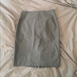 Dark grey pencil skirt from Loft