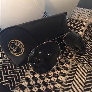 Ray Ban silver aviators