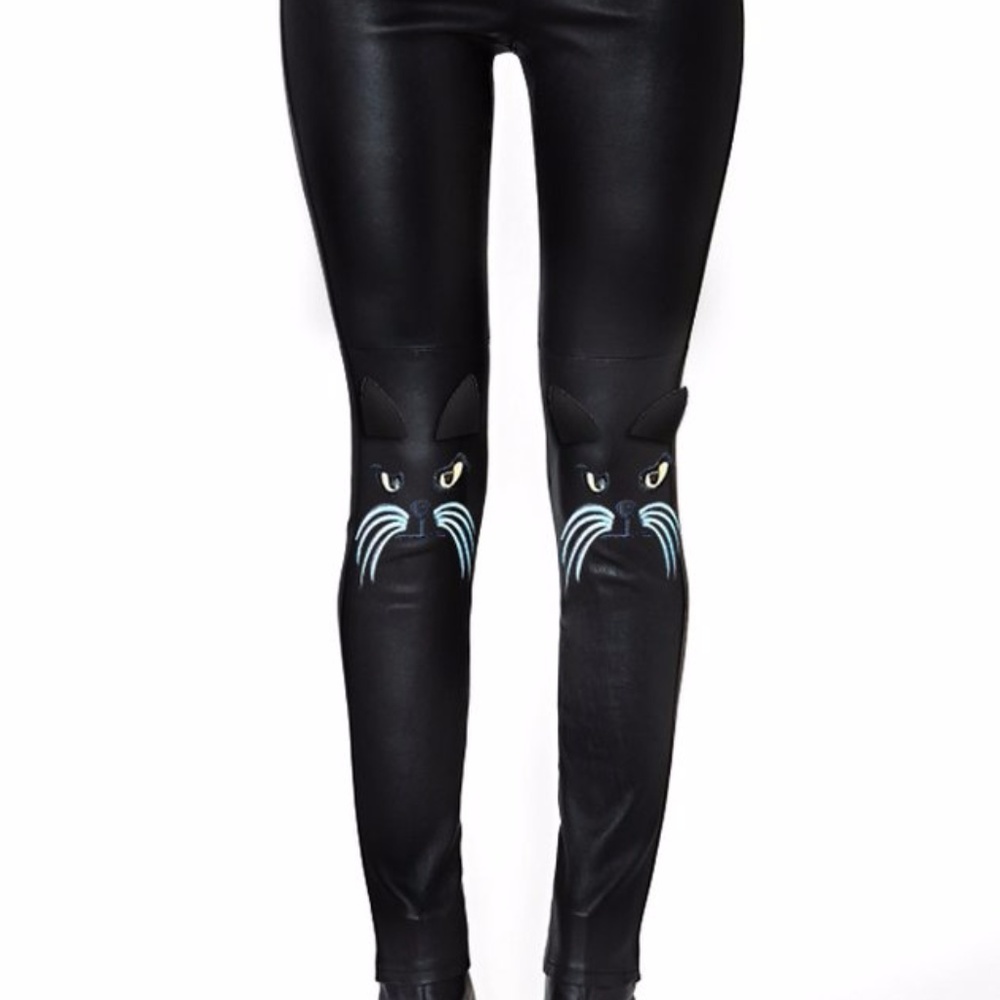 NWT Angry Cat Leggings