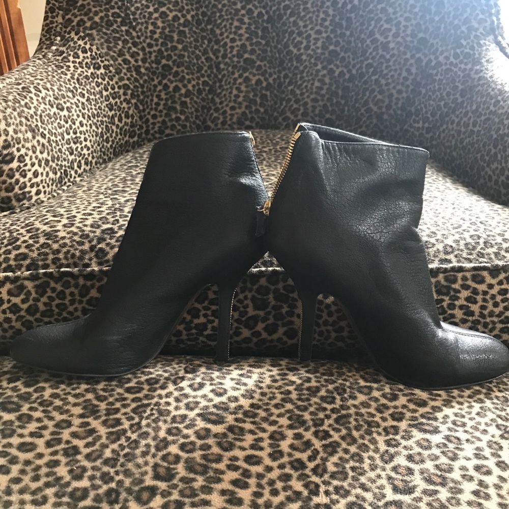 Stella McCartney stiletto zip back boots