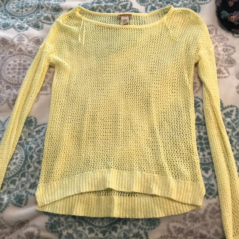 Sheer sweater