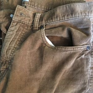 Men's brown J.Crew corduroy pants