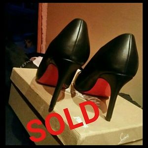 NIB BLACK MATTE 80MM 3.1" HEEL