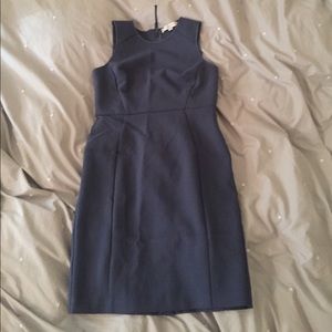 Fitted dark blue Loft dress