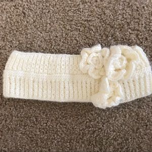 Knit Flower Headband