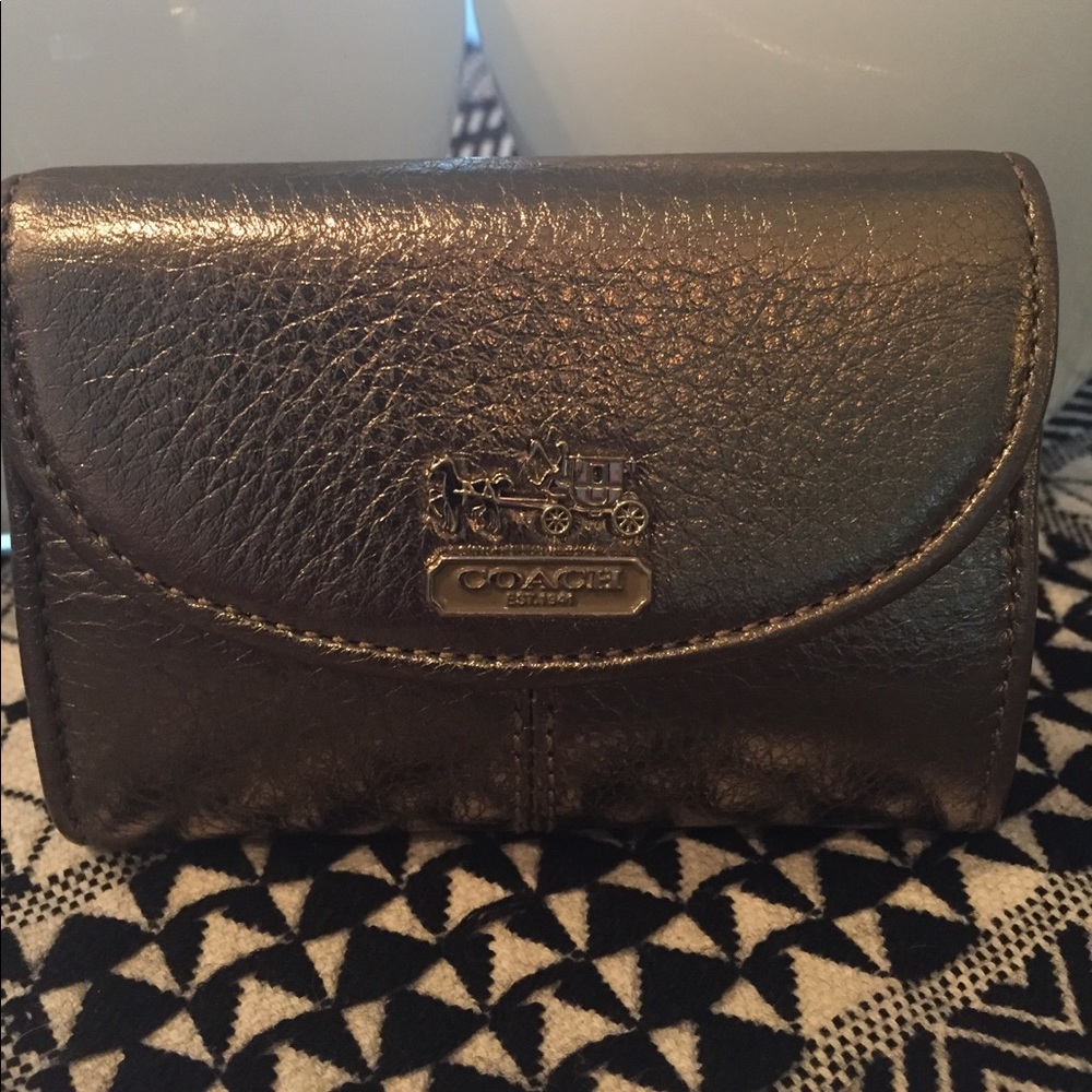Gold Coach Coin Purse