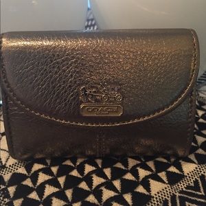 Gold Coach Coin Purse