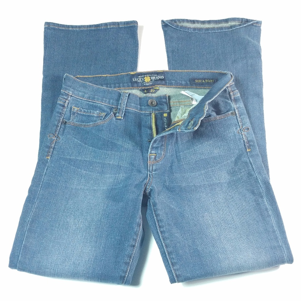 LUCKY BRAND sz 4 /27 SOFIA Jeans BOOTCUT