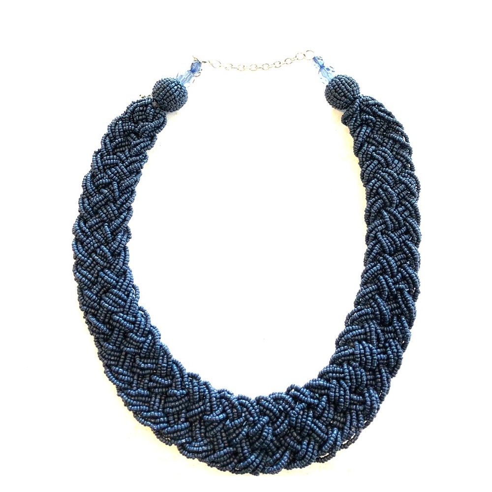 Beaded Statement Necklace EUC!!