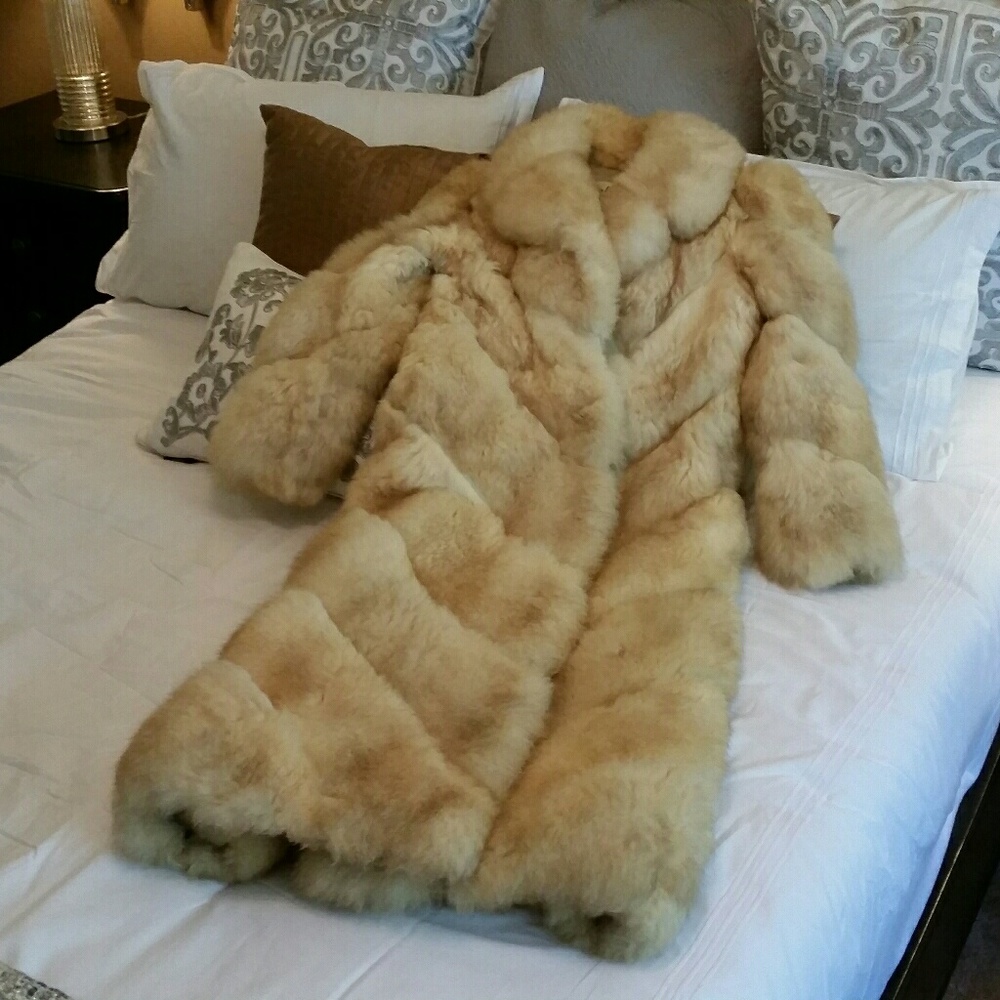 Vintage Long Fox Fur Coat by Thomas E. McElroy