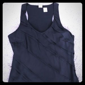 Cute fun black tank top