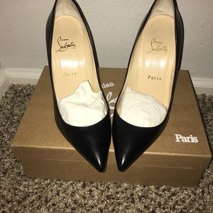 Black Christian louboutin pigalle follies size 49