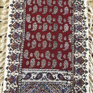 Persian handmade tapestry, clothes Ghalamkari