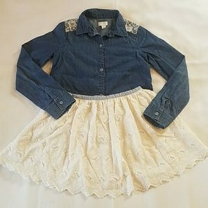 Ralph Lauren Girls Skirt Children's Place Shirt