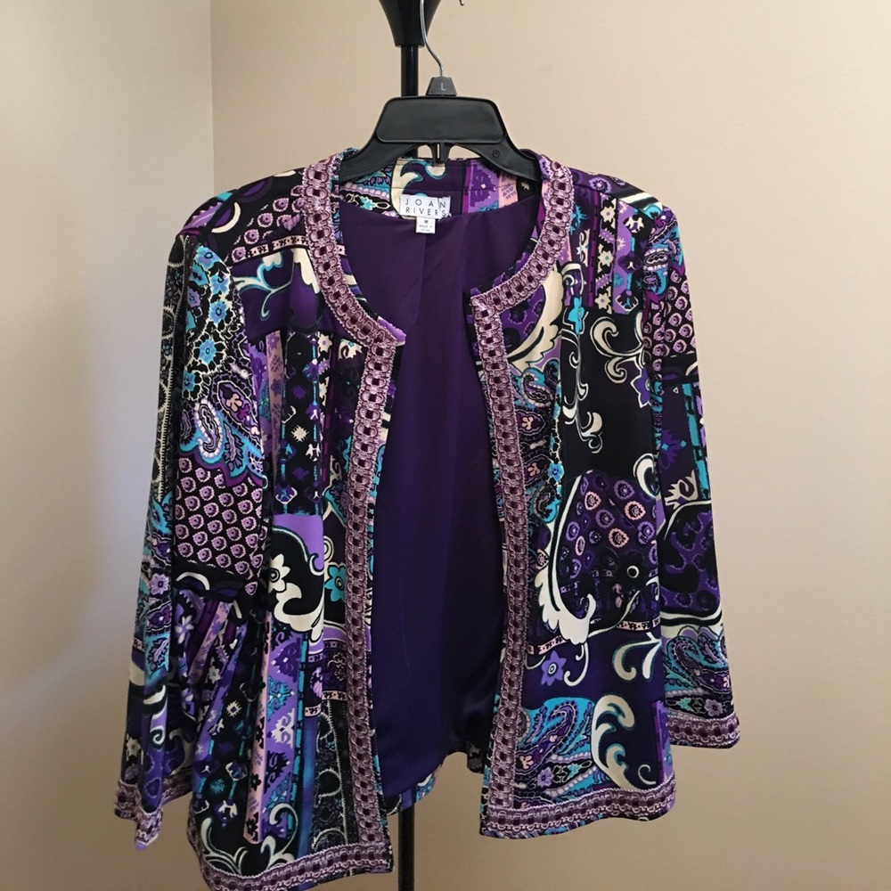 JOAN RIVERS MEDIUM WEIGHT JACKET