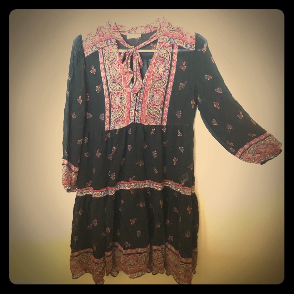 Gorgeous Black Silk Dress by Joie