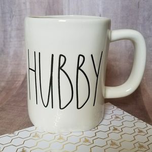Rae Dunn large letter "hubby" mug