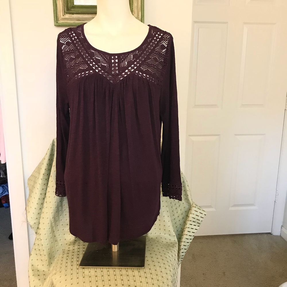 *SOLD* Lucky Brand purple top NWT