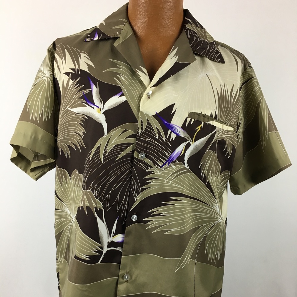 Vintage Tiki Classic Kia Nani Hawaii Aloha Shirt