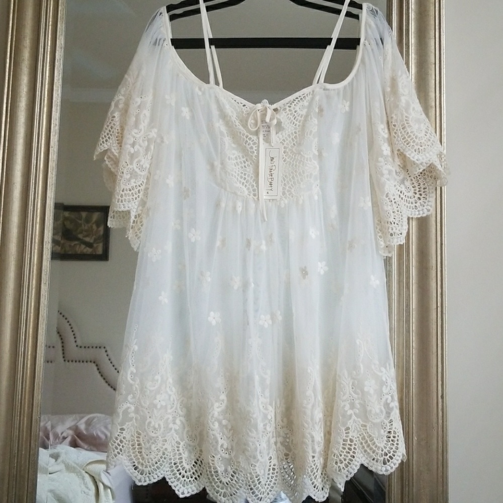 JPB lace detail dress, comes with slip