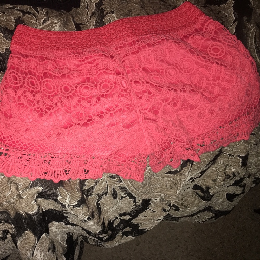 Lace shorts
