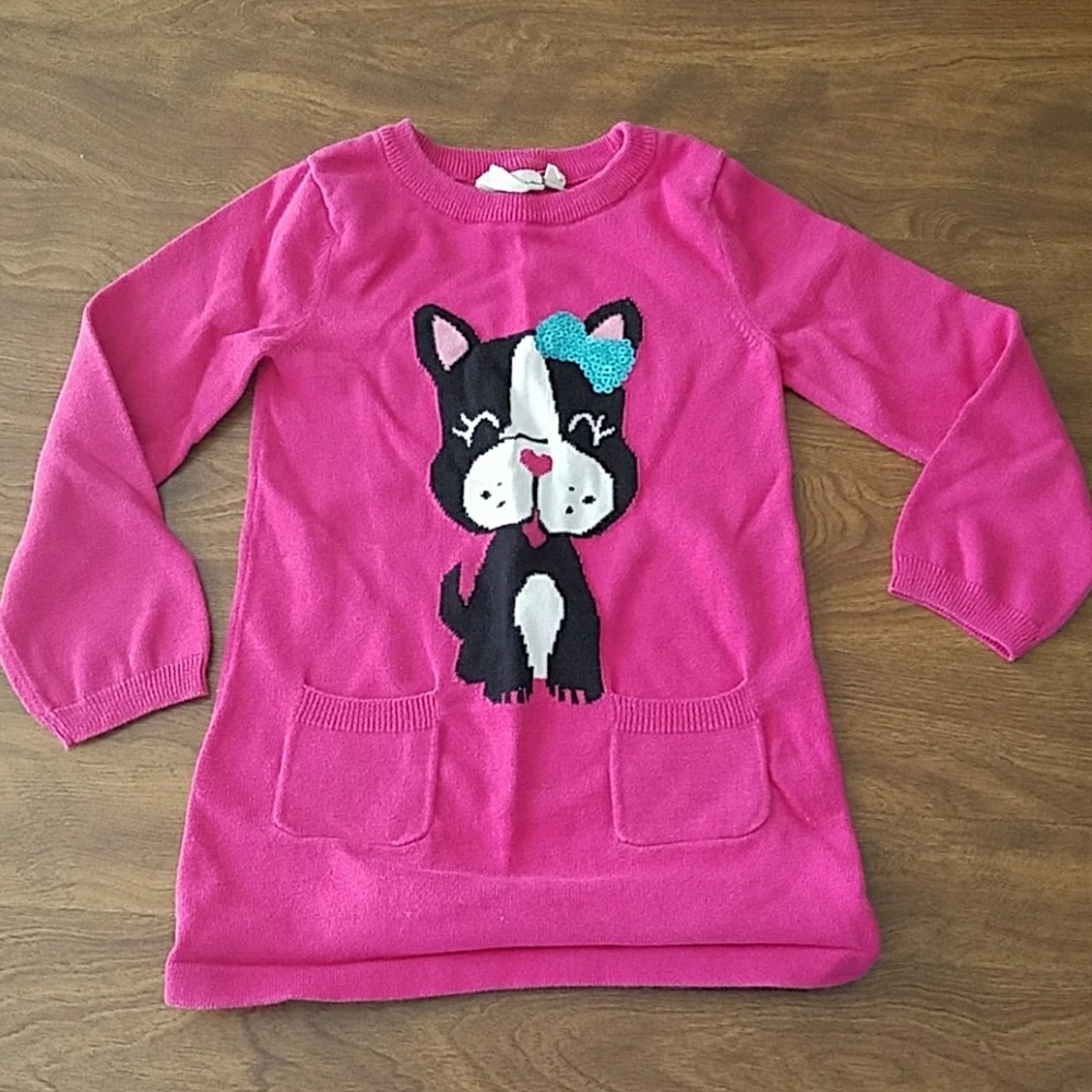 Super cute pre loved girls Dog sweater