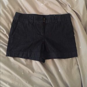 Dark rinse Riviera short from Loft.