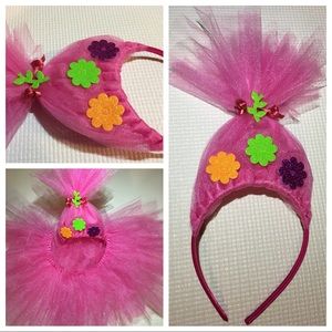 Trolls Princess Poppy  Inspired Headband w/ Tutu