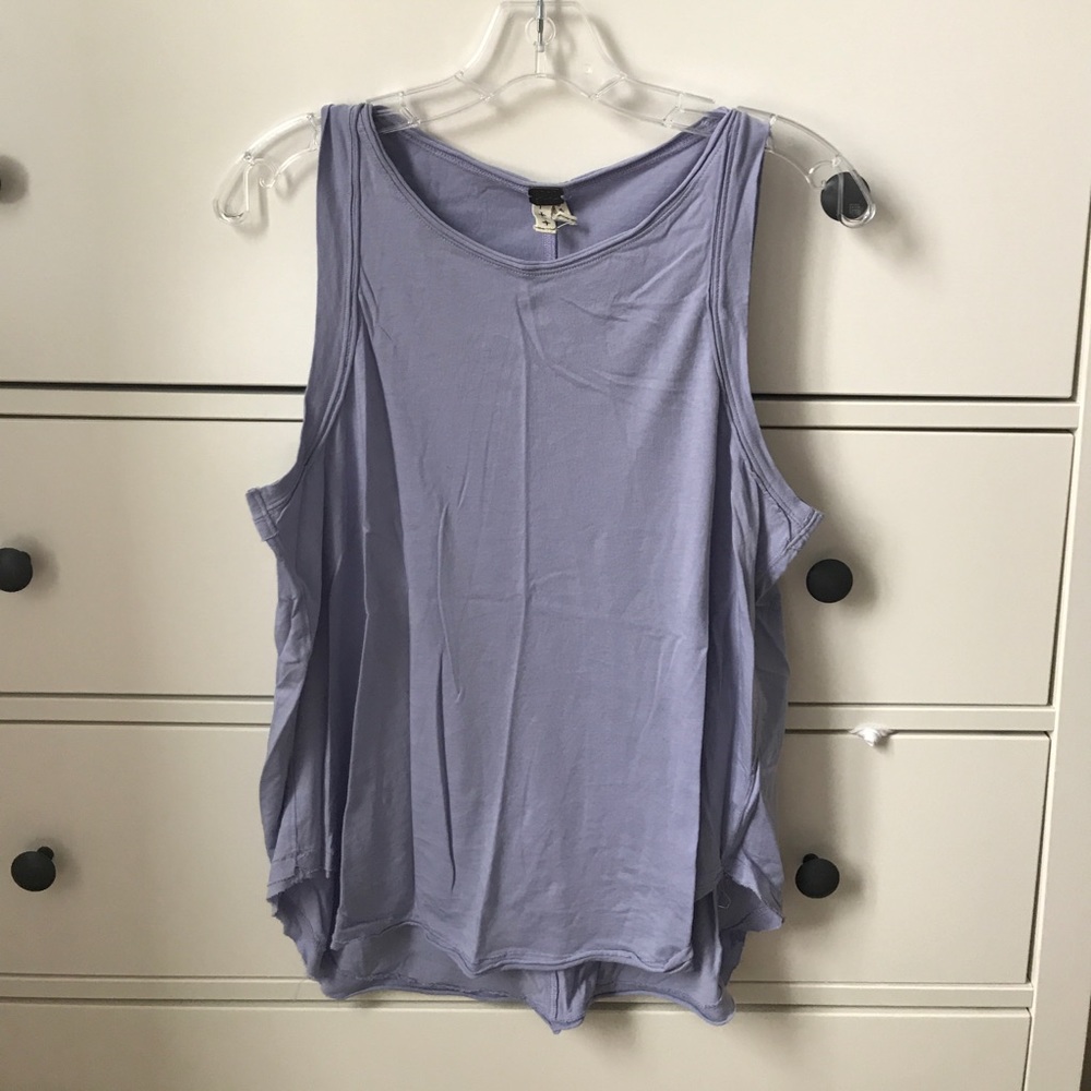 Free People Lavender Muscle Tank