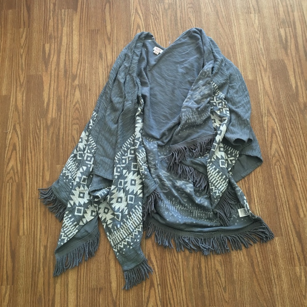 Grey Cotton Kimono