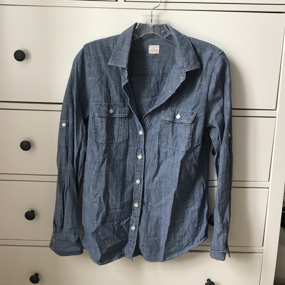 J Crew Denim Top