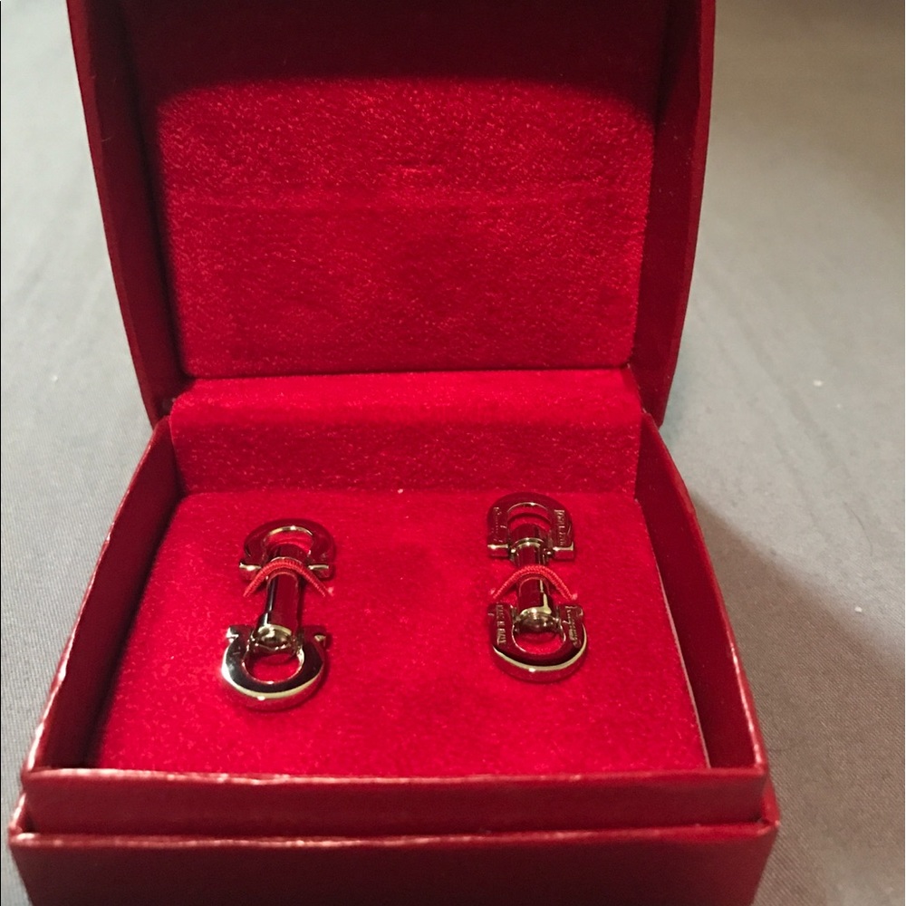 New ferragamo cuff links